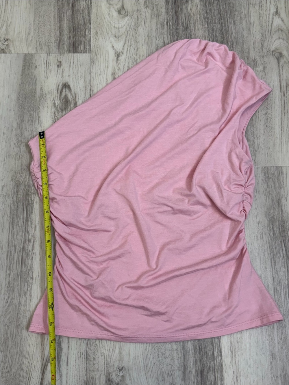 Reformation Francisco Knit Asymmetrical Top Pink Size M - Picture 5 of 6